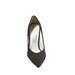 Pantofi Stiletto Negri cu Buline Albe din Piele